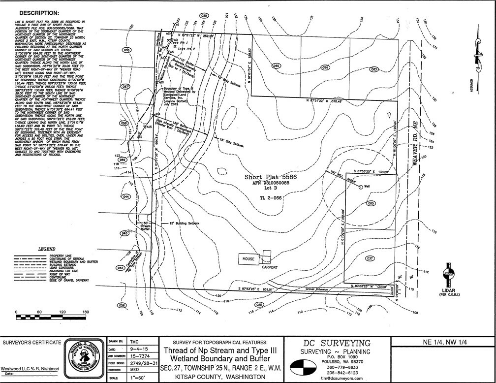 Property Photo:  7629 NW Weaver Rd  WA 98110 