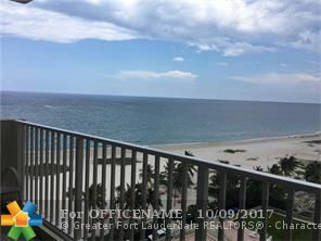 Property Photo:  750 N Ocean Blvd 1104  FL 33062 