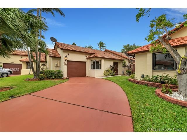 Property Photo:  240 SW 113th Ter  FL 33025 