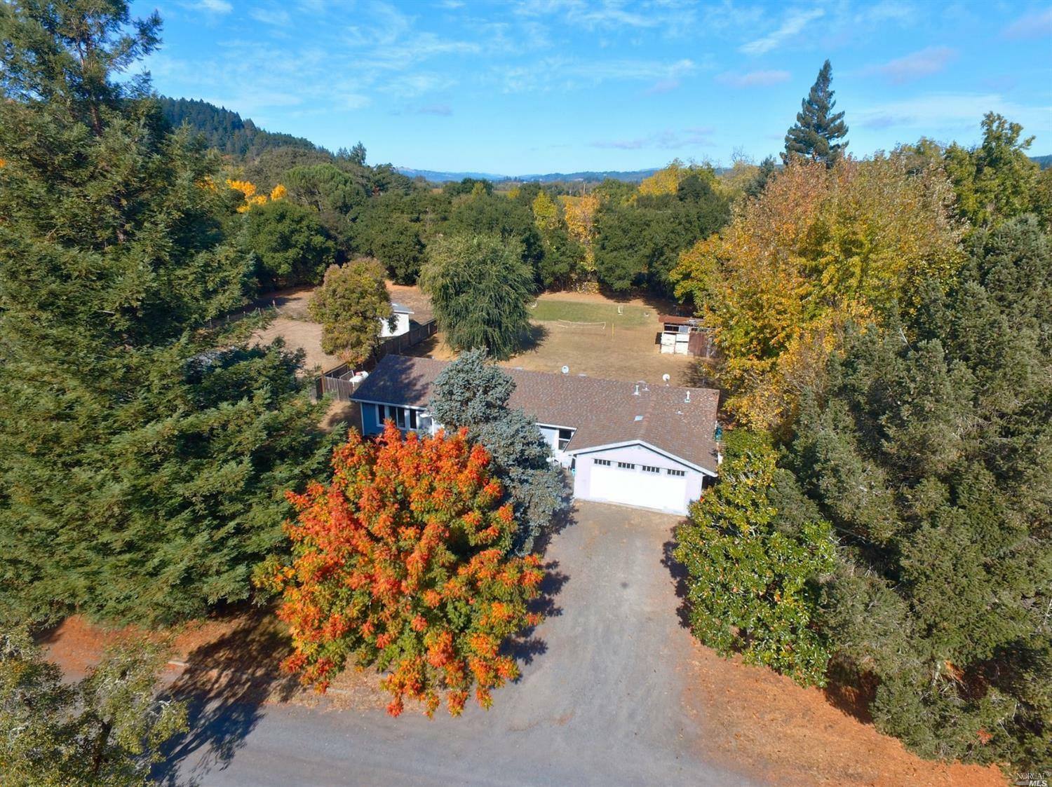 Property Photo: 2464 West Dry Creek Road CA 95448