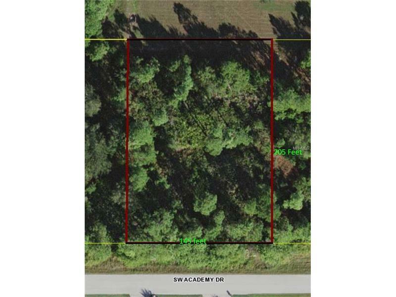 Property Photo:  Lot 6+ SW Academy Drive  FL 34269 