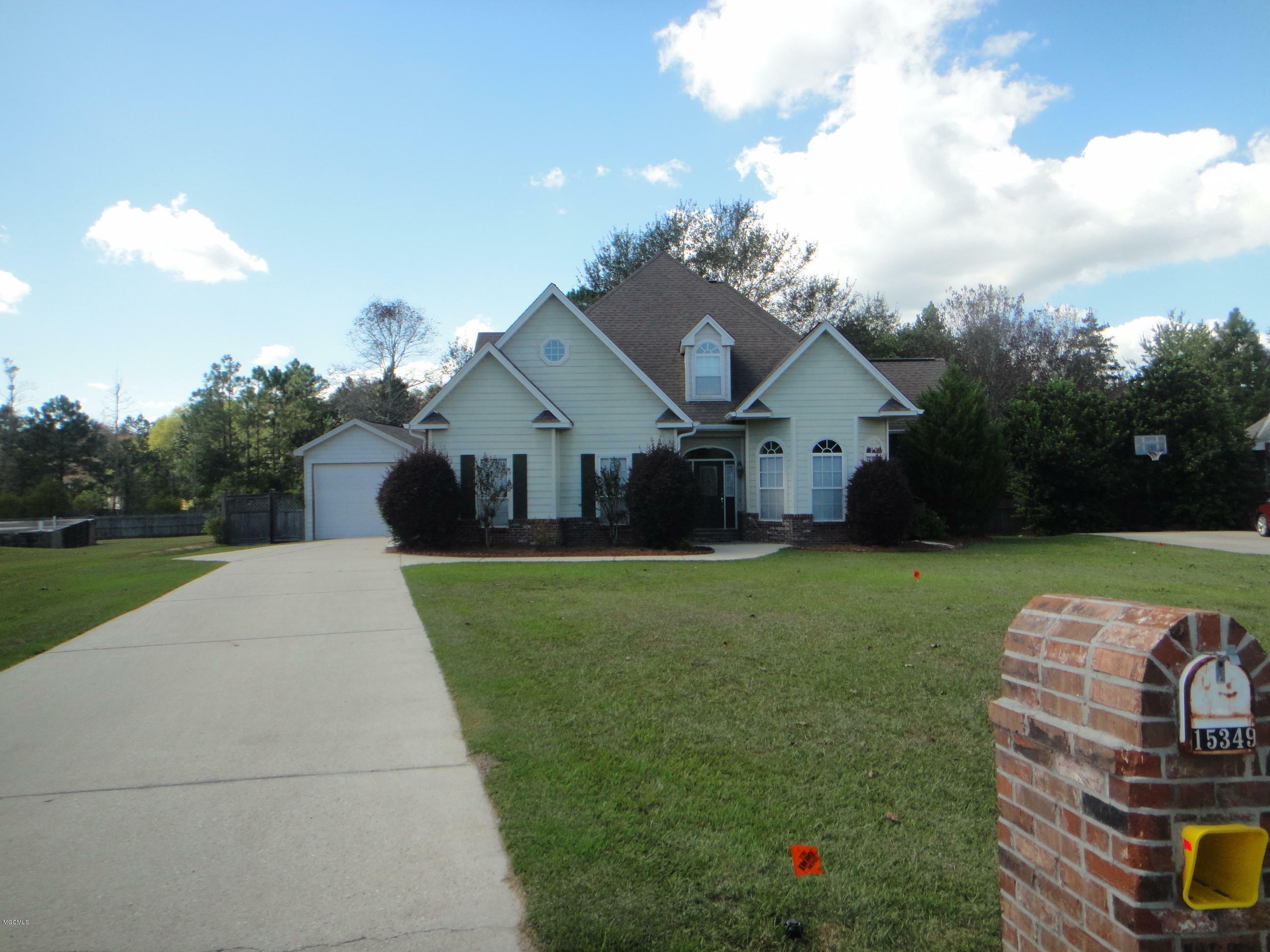 Property Photo: 15349 Swan Court MS 39503