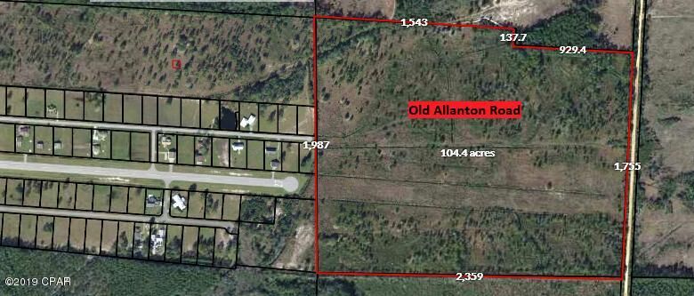 Property Photo:  100 Acres Old Allanton Road  FL 32404 