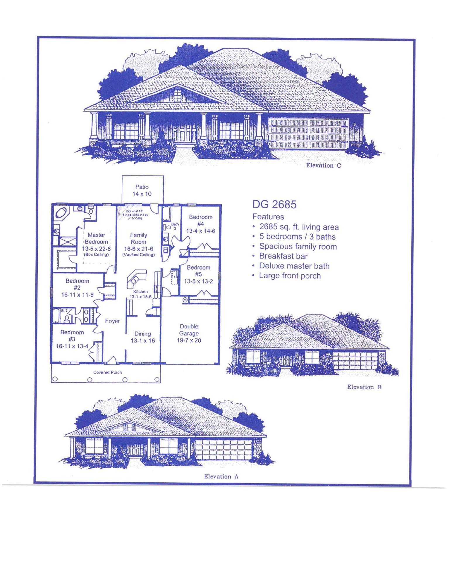 Property Photo:  5786 Marigold Loop  FL 32539 