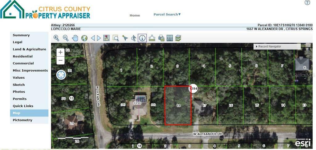 Property Photo:  1667 W Alexander Drive  FL 34434 