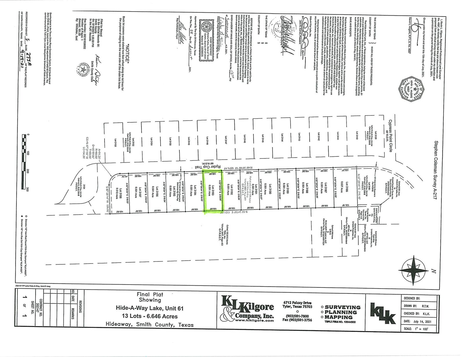 Property Photo:  81 Ryder Cup Trail  TX 75771 