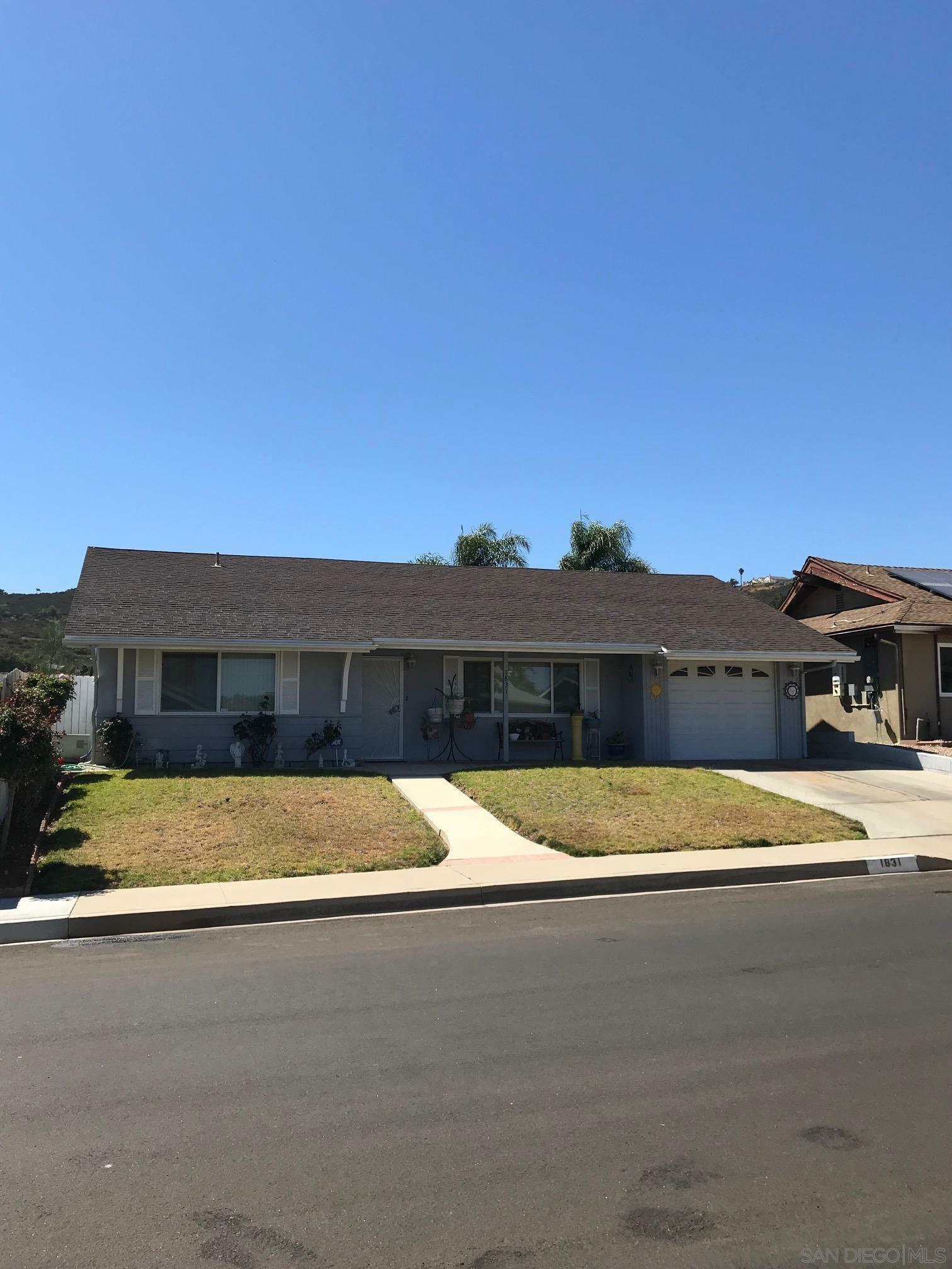 Property Photo:  1831 Pamela Ln  CA 92026 