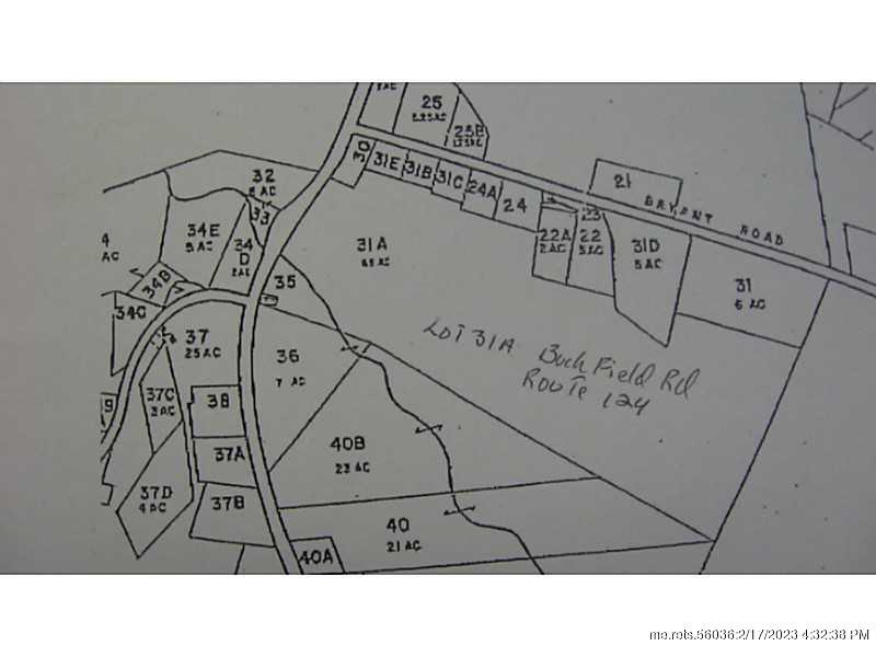 Property Photo:  0 Buckfield Road, Lot 31A  ME 04238 