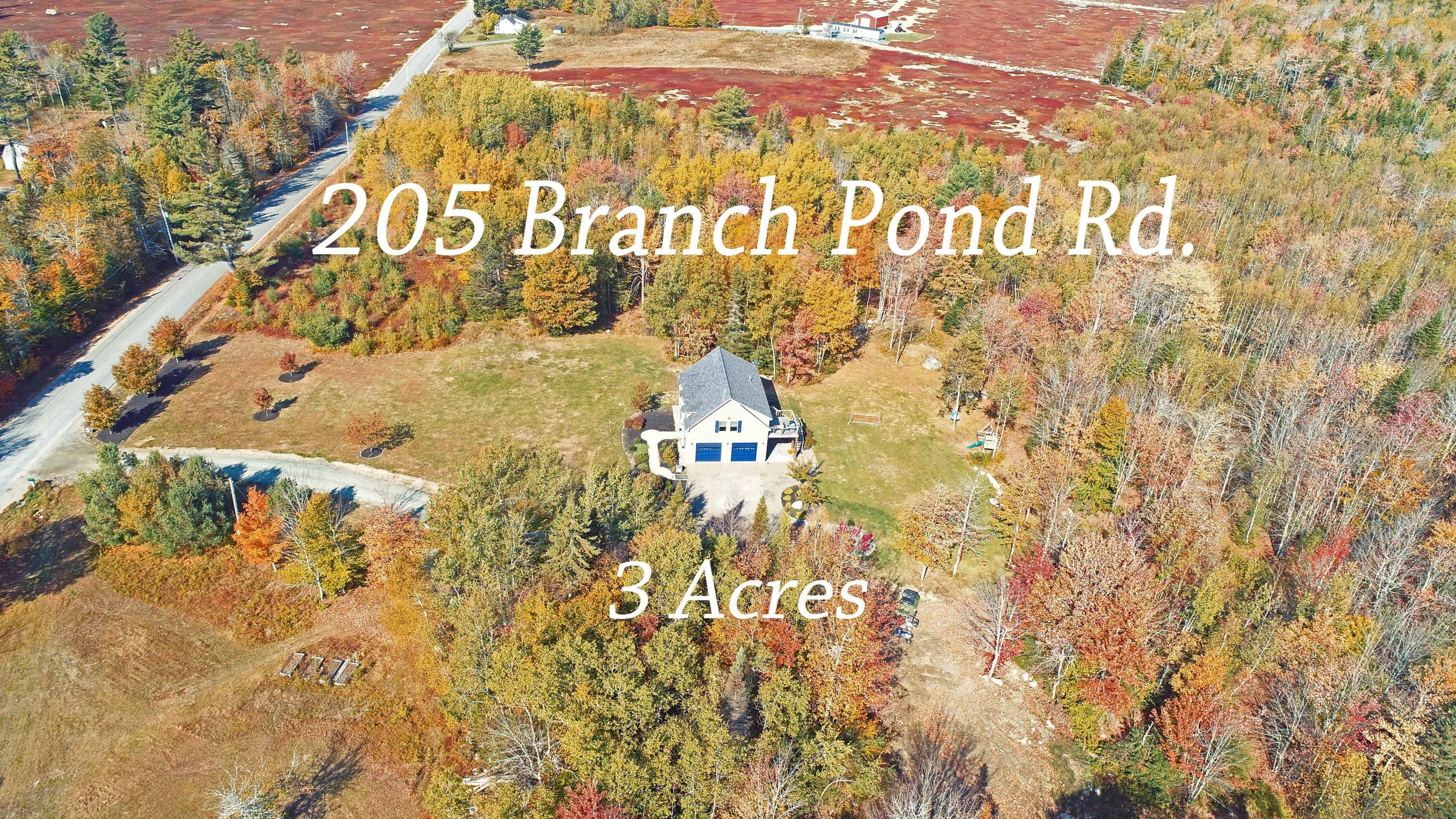 Property Photo: 205 Branch Pond Road ME 04605