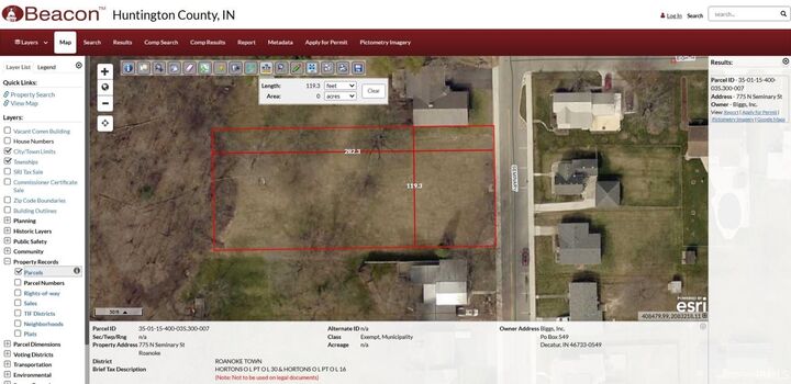 Property Photo: 775 N Seminary Street IN 46783-1015
