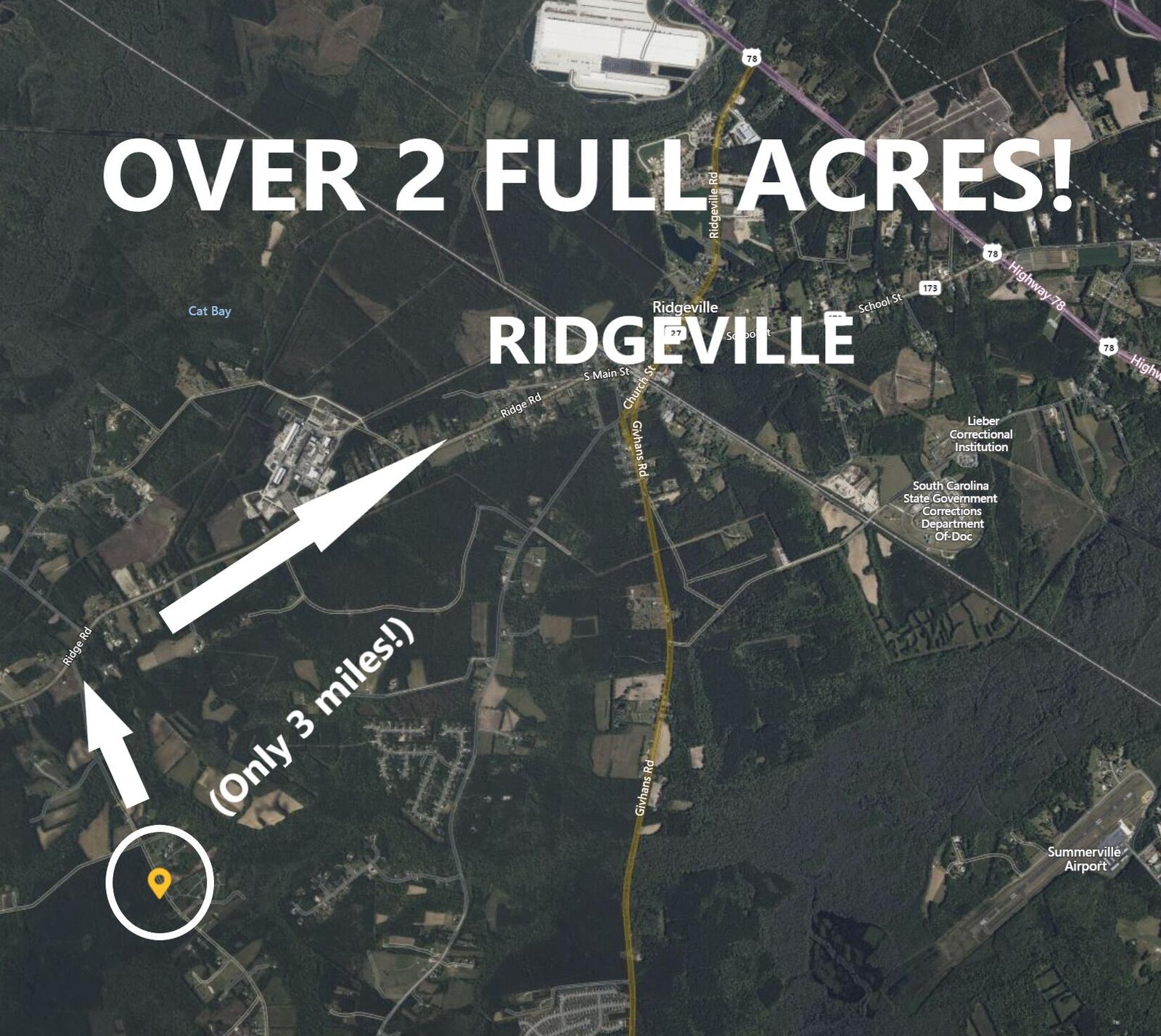 Property Photo: 392 Cummings Chapel Road *(2 Acers!) SC 29472