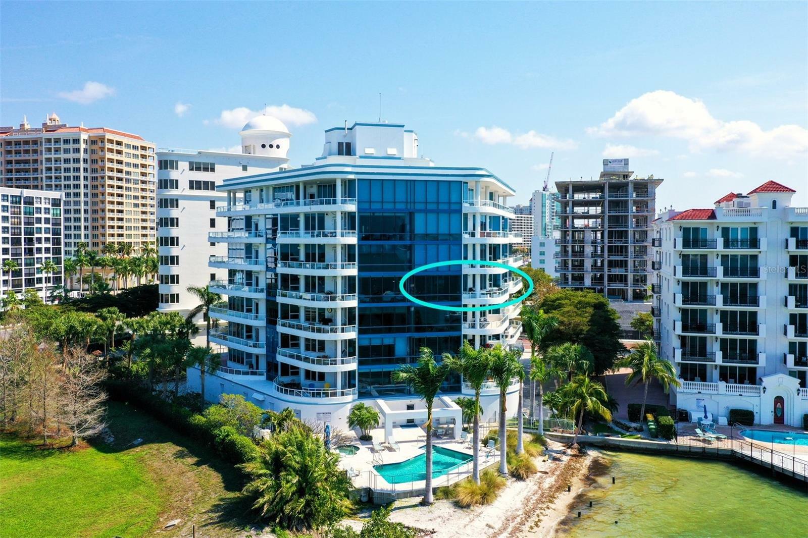 Property Photo: 136 Golden Gate Point Point E 402 FL 34236
