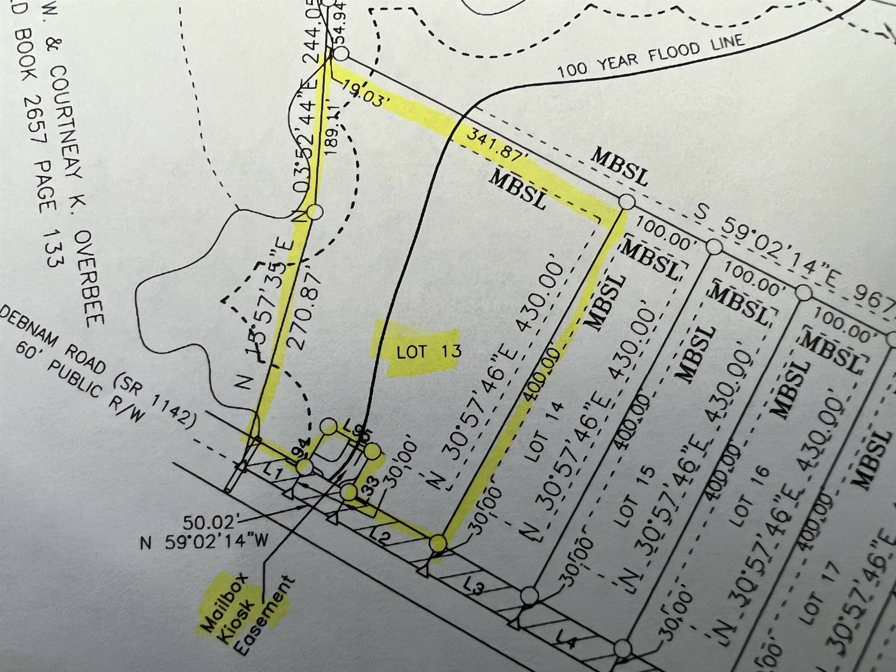 Property Photo: Lot 13 Debnam Road NC 27597