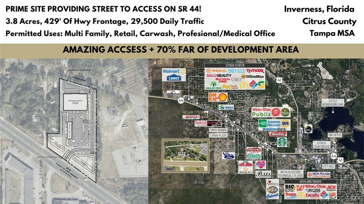 Property Photo: 3865-3899 E Gulf To Lake Highway FL 34453