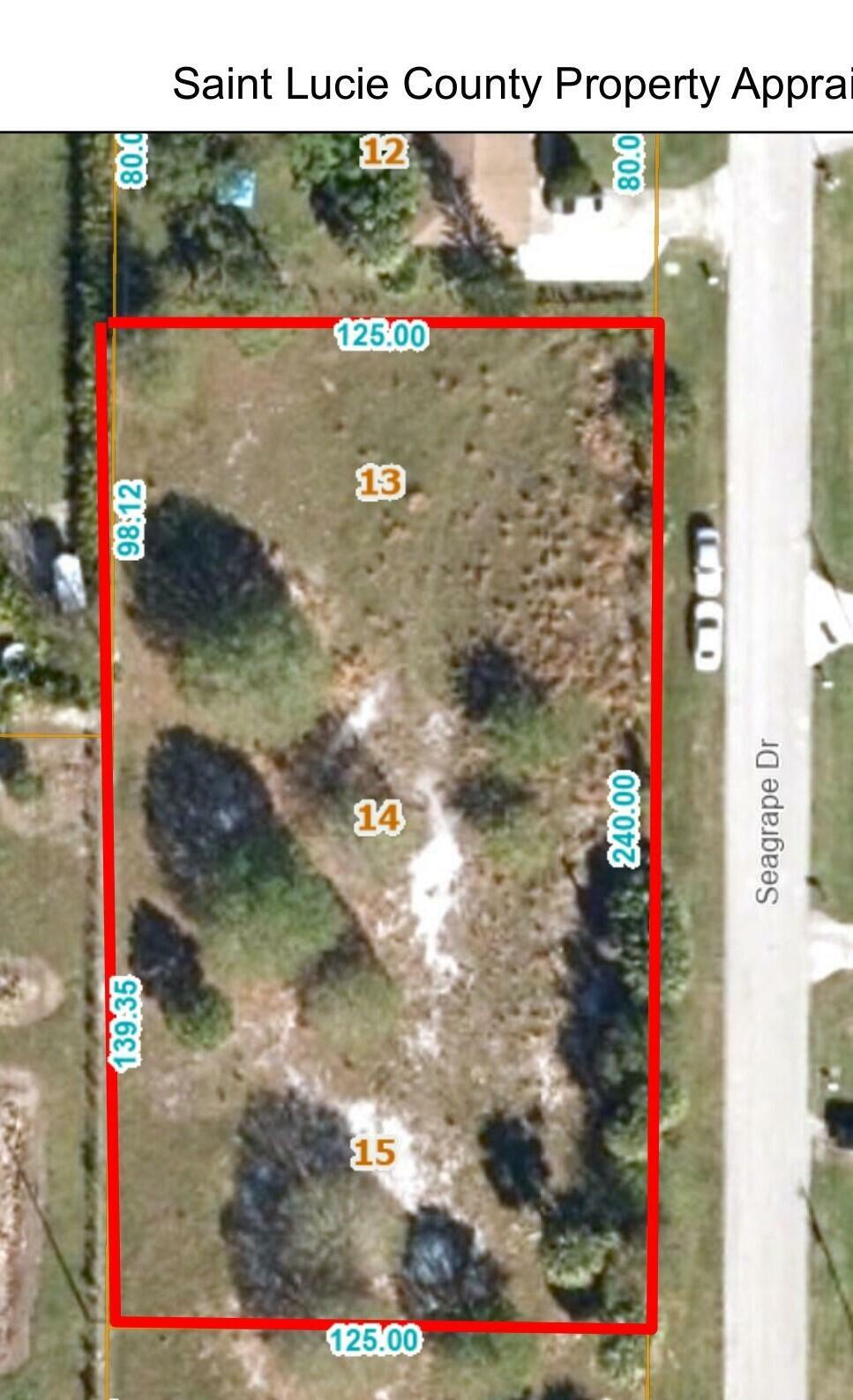 Property Photo:  Tbd Seagrape Drive  FL 34982 