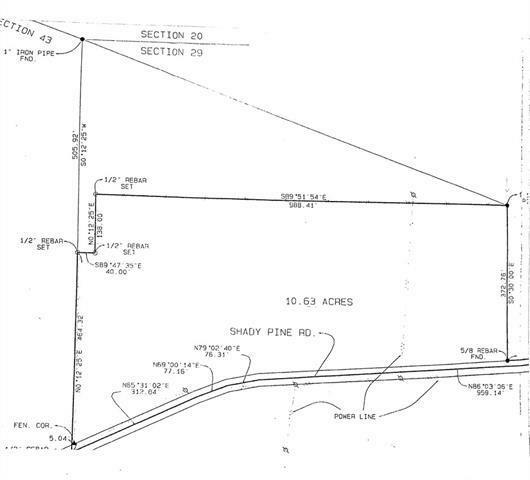 Property Photo:  10.63 Acres Shady Pine Road  LA 70445 