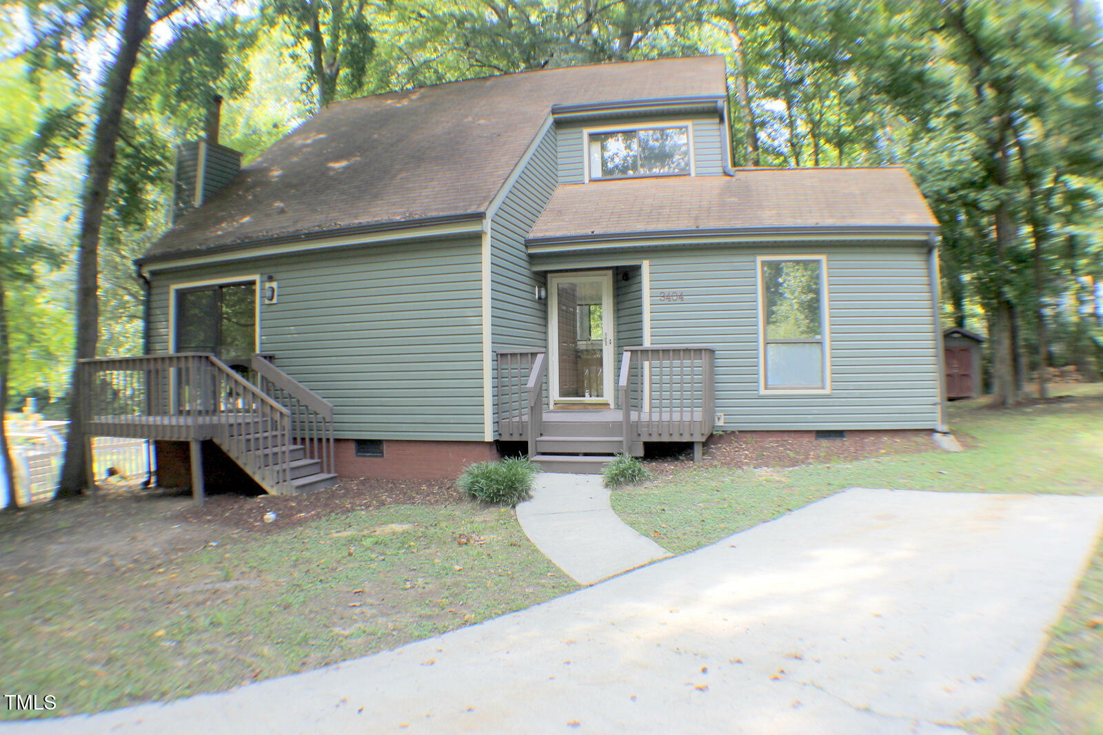 Property Photo:  3404 Gemini Drive  NC 27604 