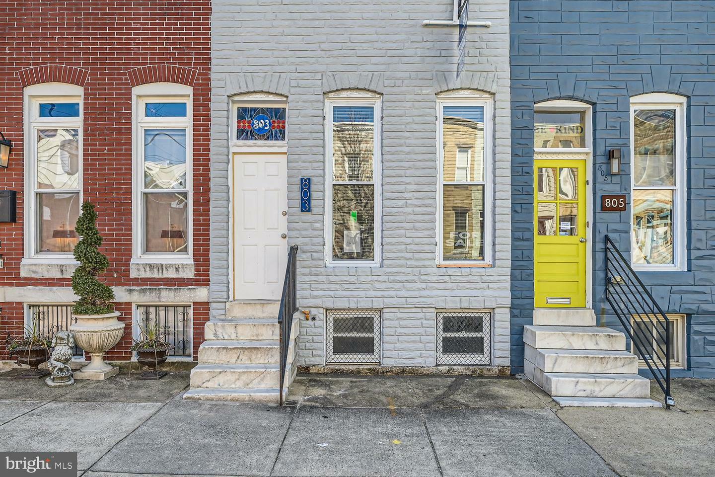 Property Photo:  803 Wellington Street  MD 21211 