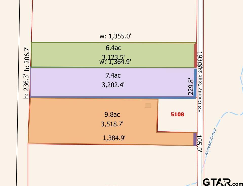 Property Photo:  Tbd Rs County Road 2470 (6.4ac)  TX 75440 