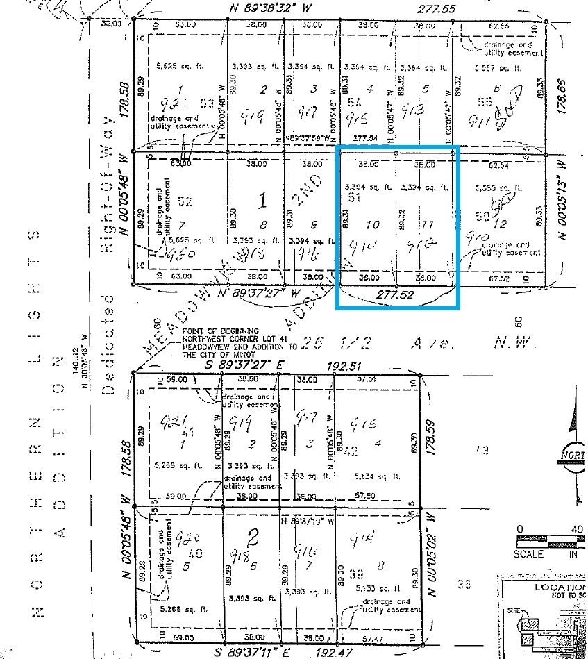 Property Photo: 912 & 914 26 1/2 Ave NW ND 58703