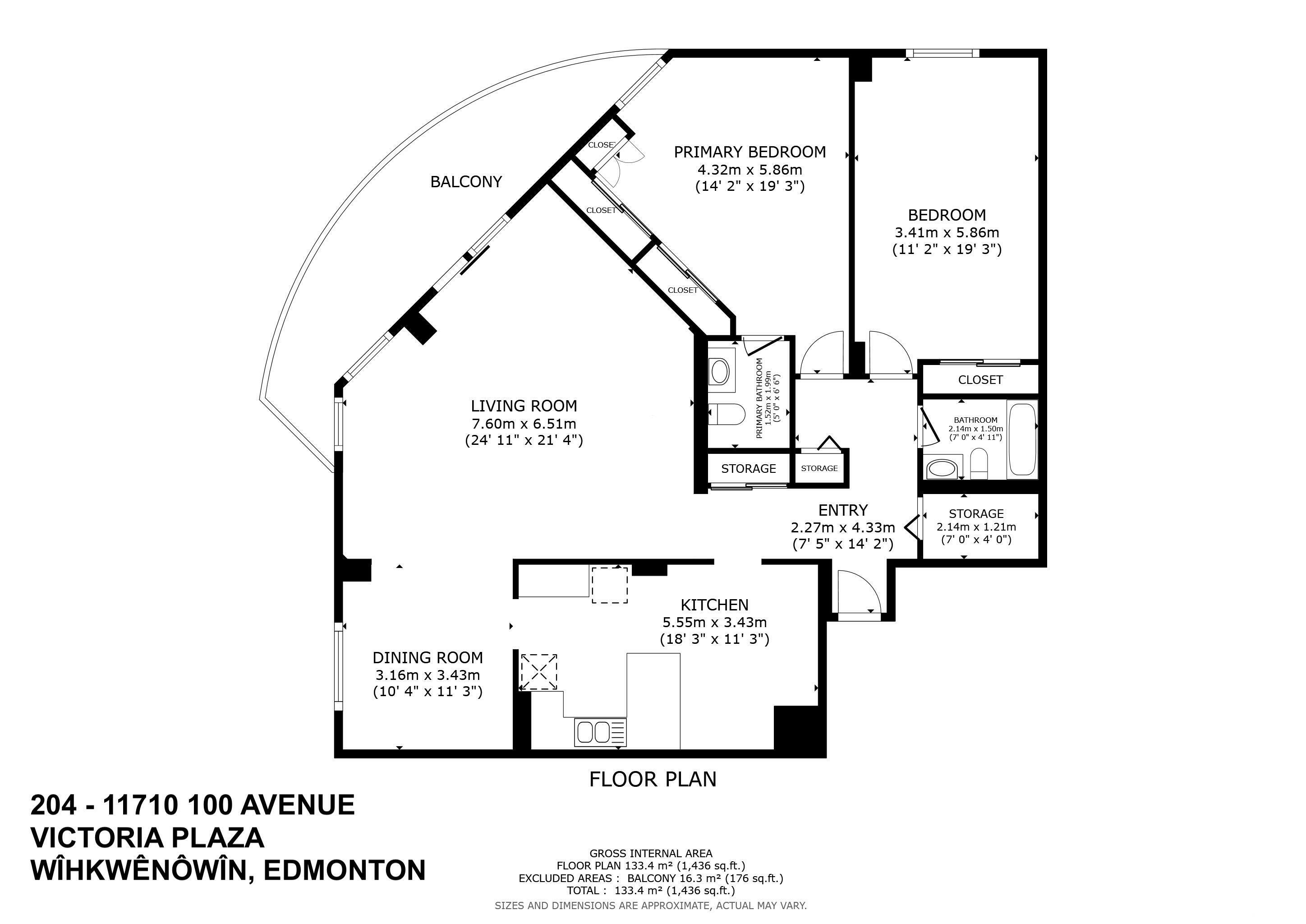 Property Photo: 11710 100 Avenue NW 204 AB T5K 2G3