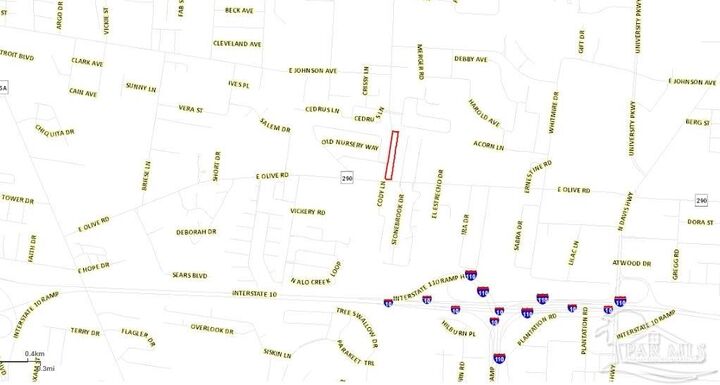 Property Photo:  800 Blk Olive Rd  FL 32514 