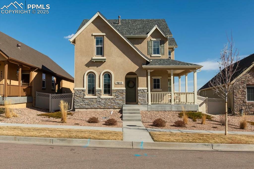 Property Photo: 9855 Awaken Drive CO 80924