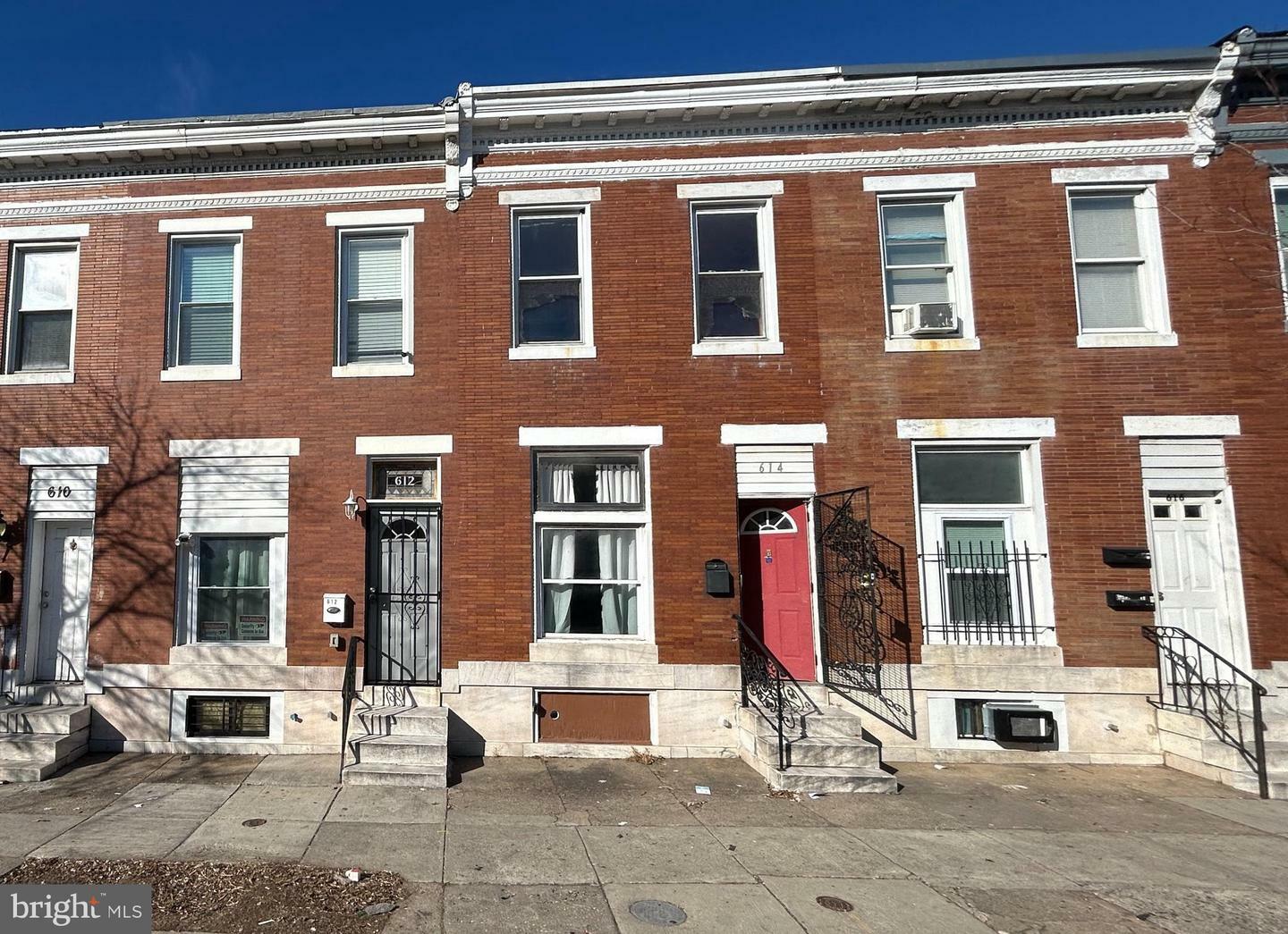 Property Photo: 614 N Kenwood Avenue MD 21205