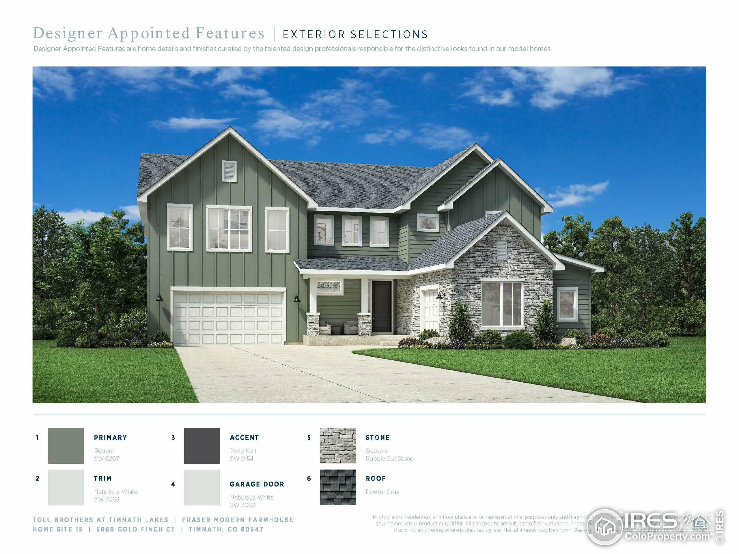 Property Photo: 5869 Gold Finch Ct CO 80547
