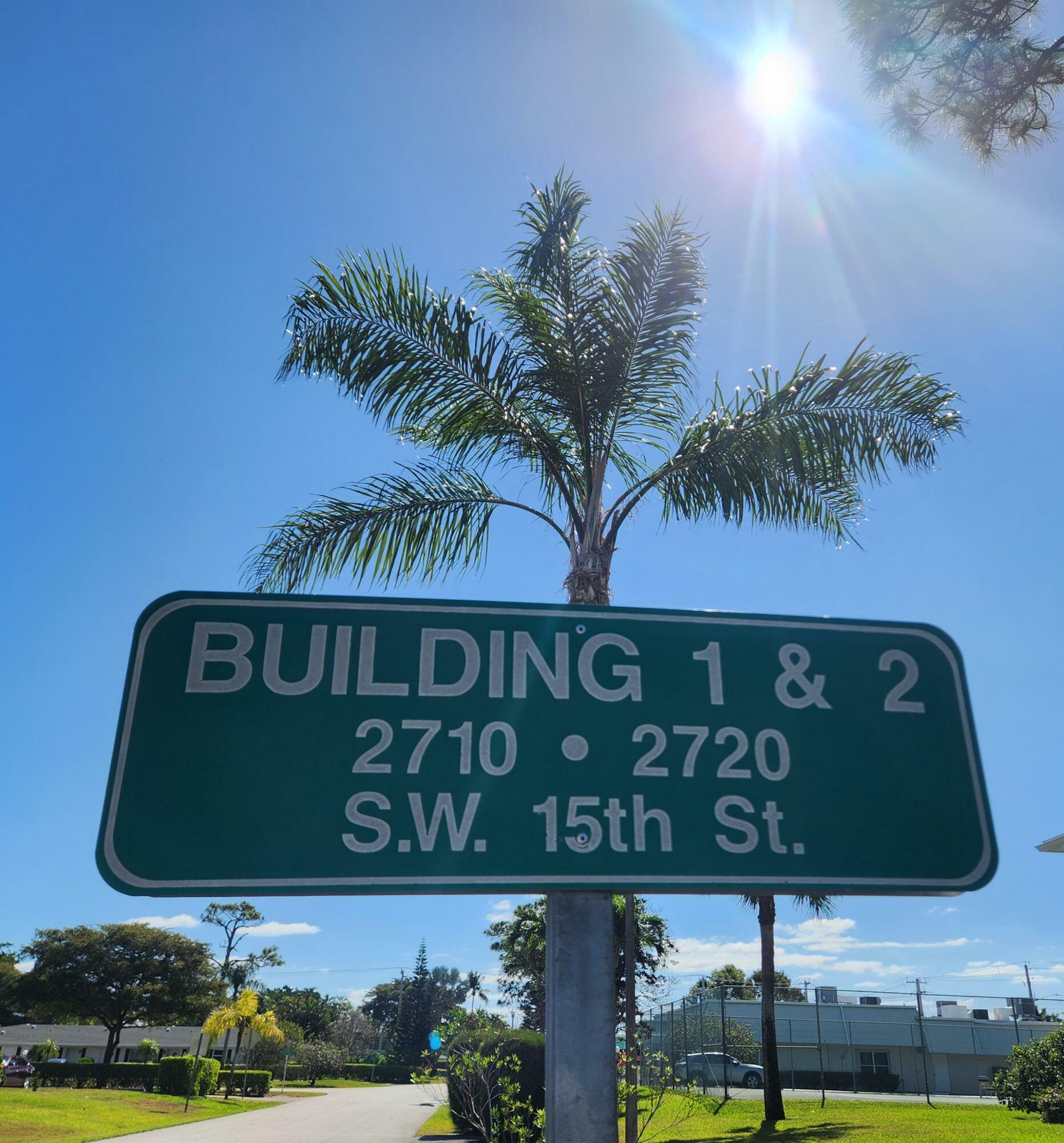 Property Photo: 2720 SW 15th Street 2-A FL 33445