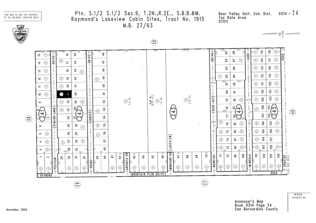 Property Photo:  0 Aka Pelican Lane Baldwin  CA 92314 