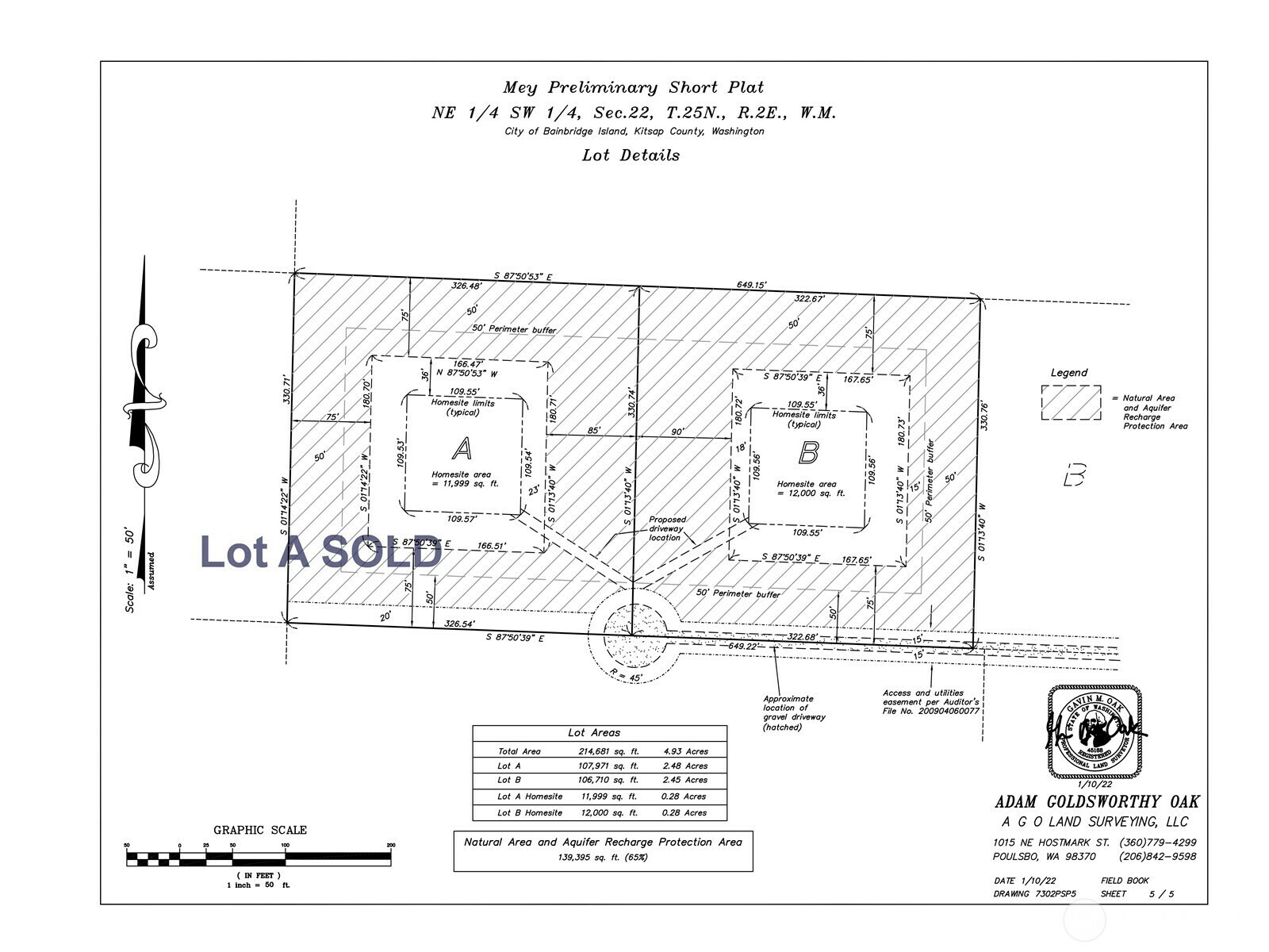 Property Photo: 8679 NE Fox Den Lane Lot B WA 98110