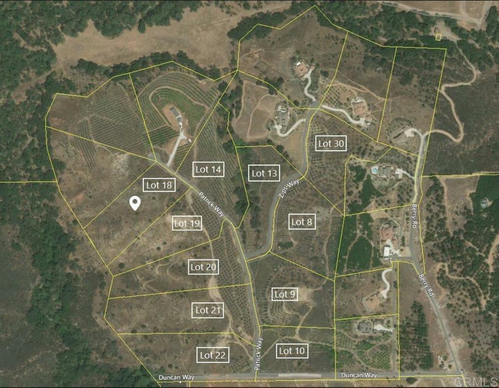 Property Photo: Lot 21 Patrick Way CA 92082