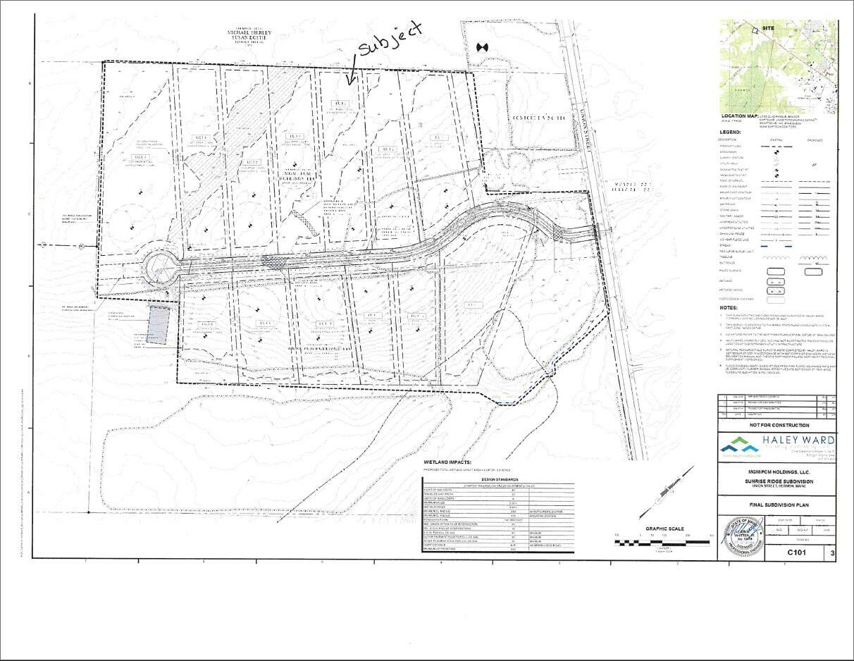 Property Photo: Lot 3 Hawk'S Crossing ME 04401