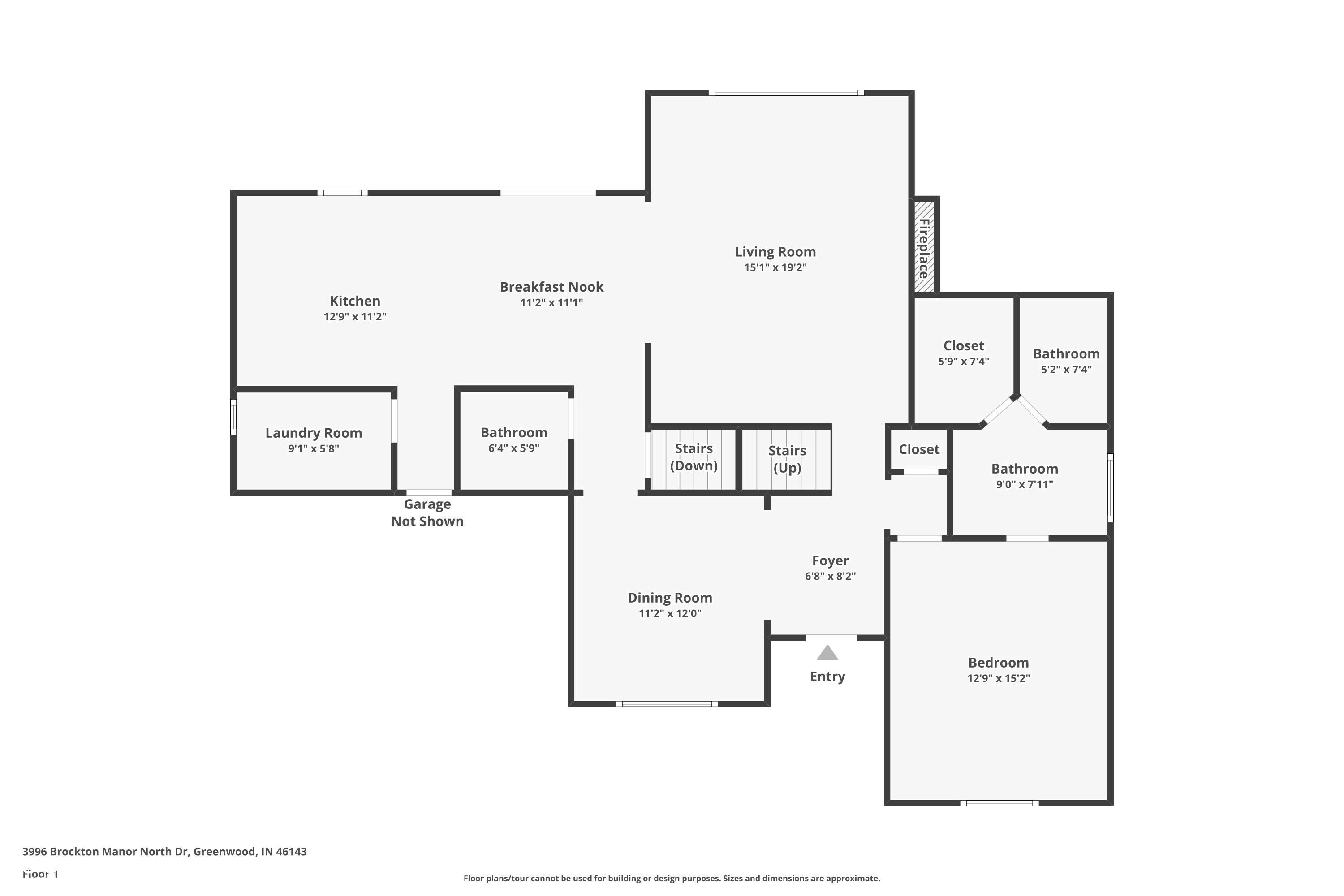 Property Photo: 3996 Brockton Manor N Drive IN 46143