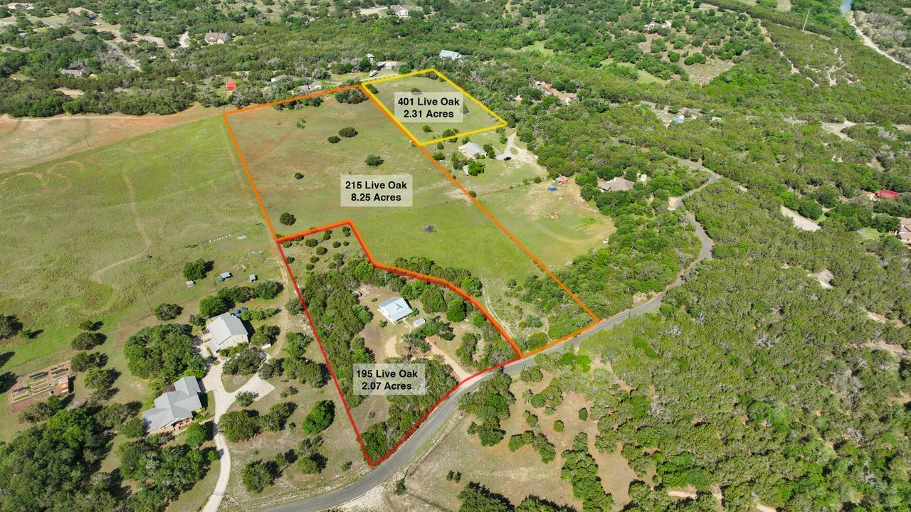 Property Photo: 215 & 401 Live Oak TX 78642