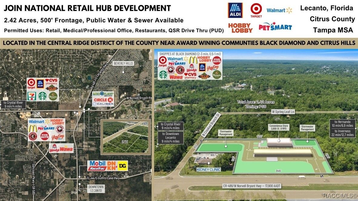 Property Photo: 2767 W Norvell Bryant Highway FL 34461