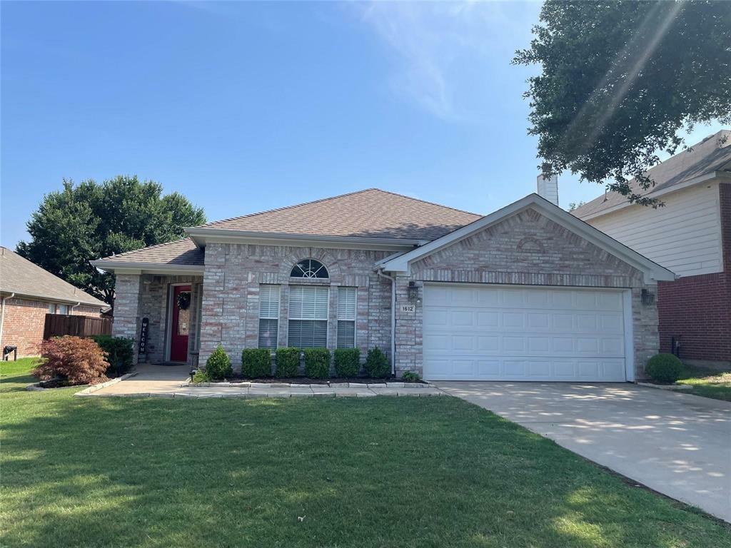 Property Photo: 1612 Cedar Elm Drive TX 76210