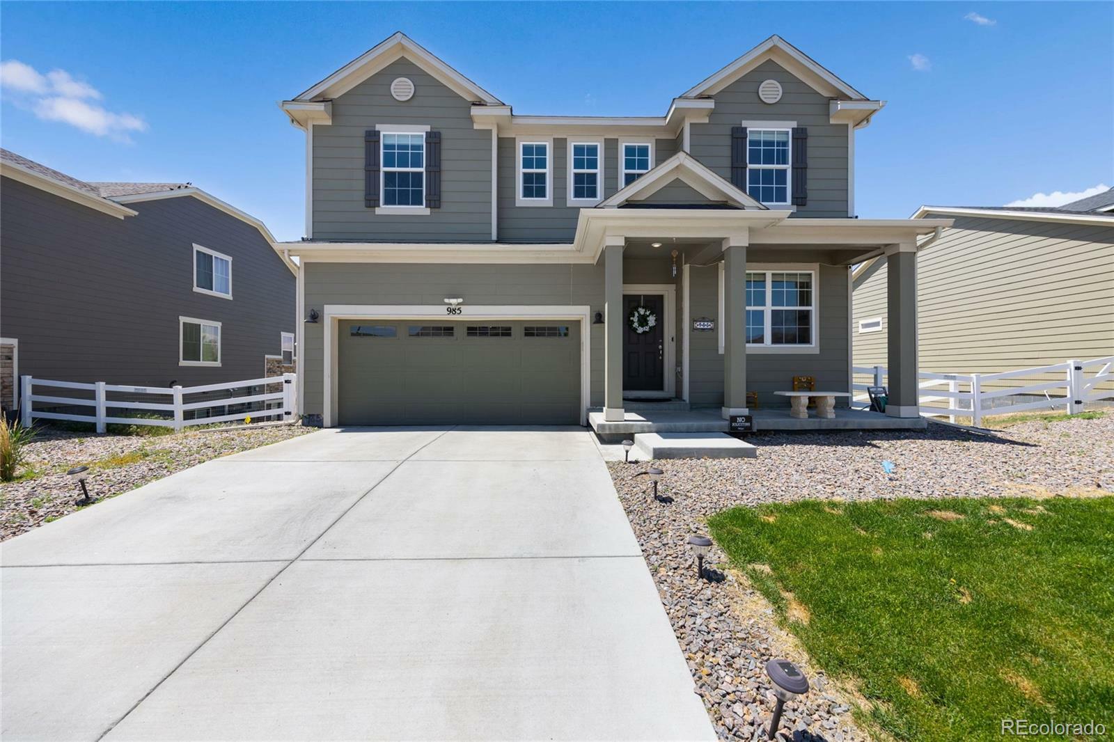 Property Photo: 985 Penstemon Drive CO 80640