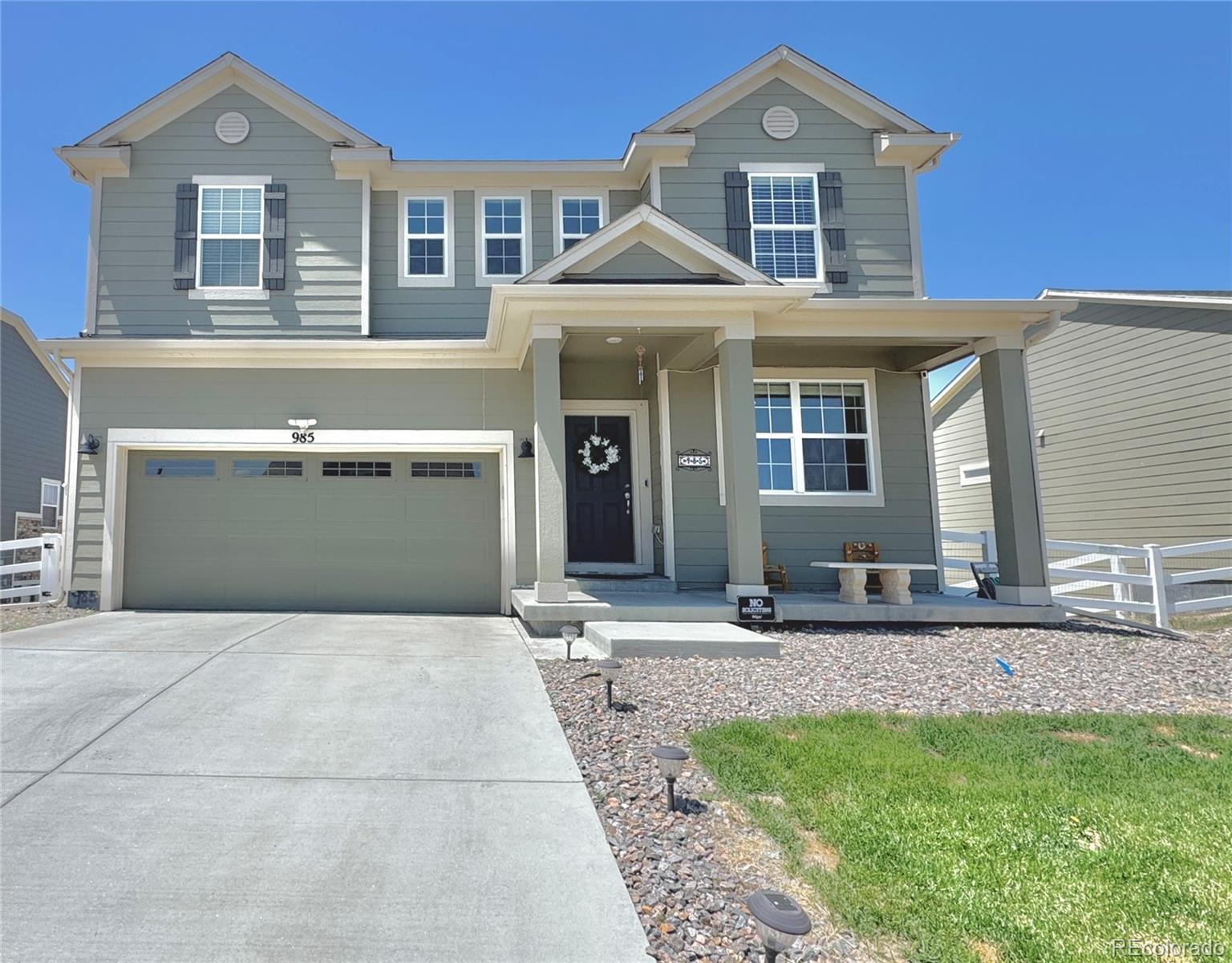 Property Photo: 985 Penstemon Drive CO 80640