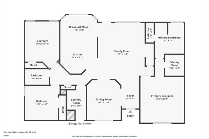 Property Photo: 3834 Hawk Tail Drive GA 30052