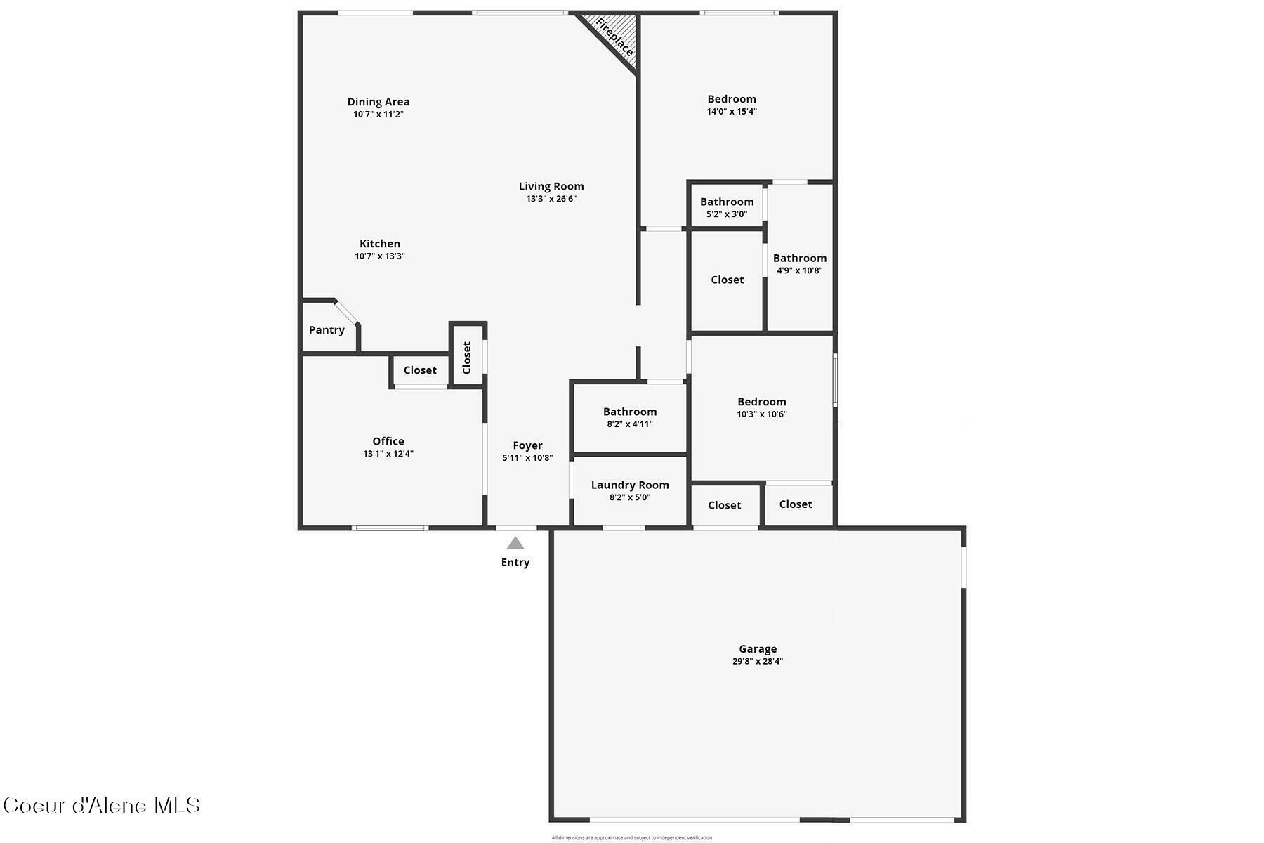 Property Photo: 9020 W Cultivator Ave ID 83858