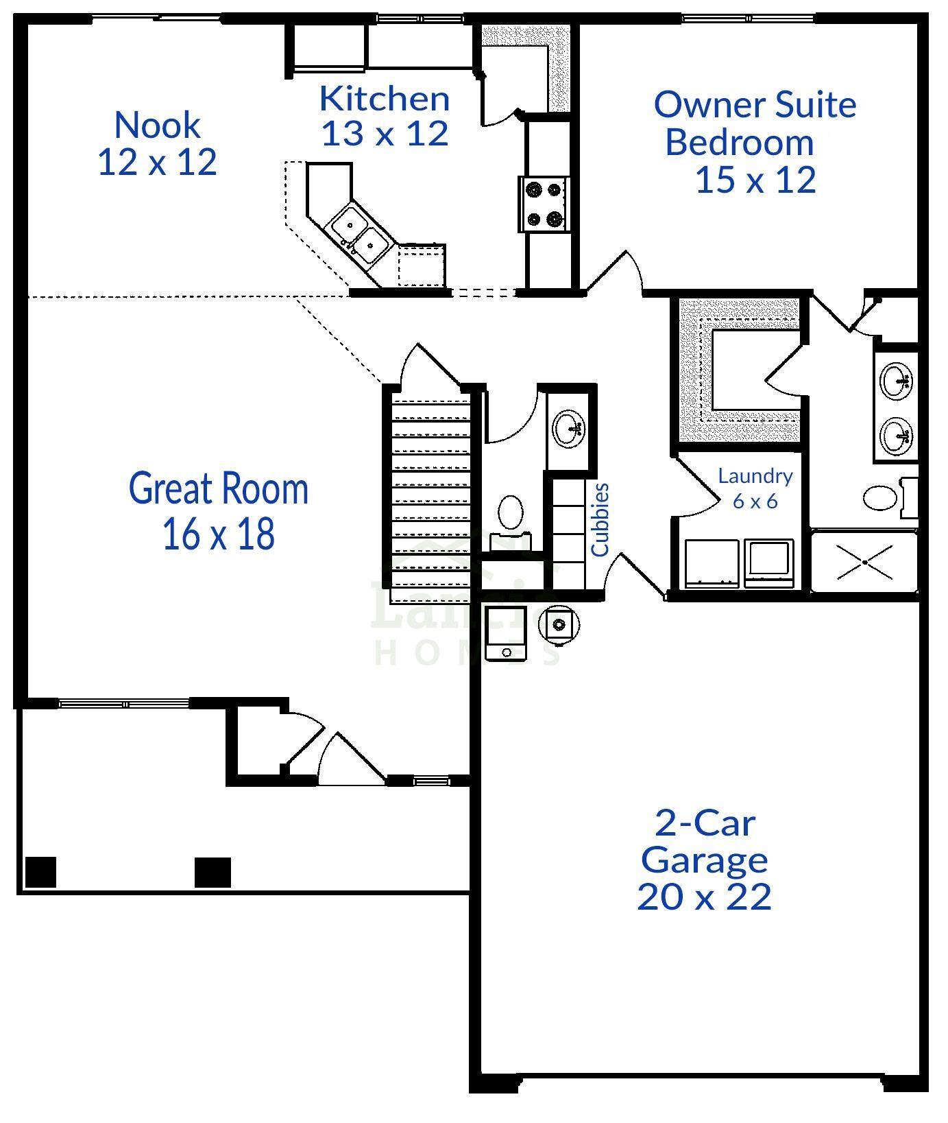 Property Photo:  4244 Iron Rock Chase  IN 46774 