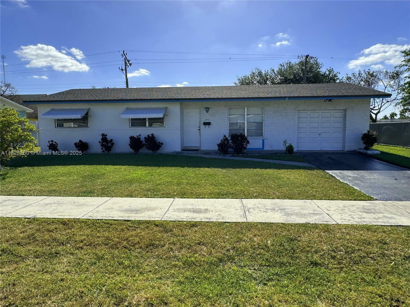 Property Photo: 2412 SW 129th Ct FL 33175