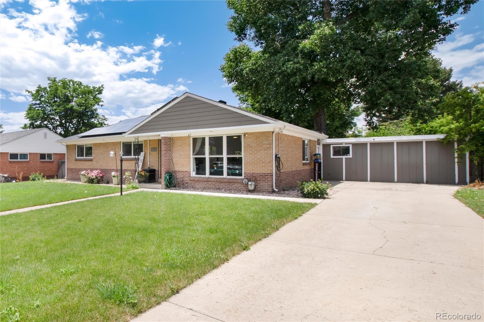 Property Photo: 585 Estes Street CO 80226