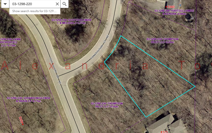 Property Photo: Lot 13 Block 1 Constitution Court NE MN 56308