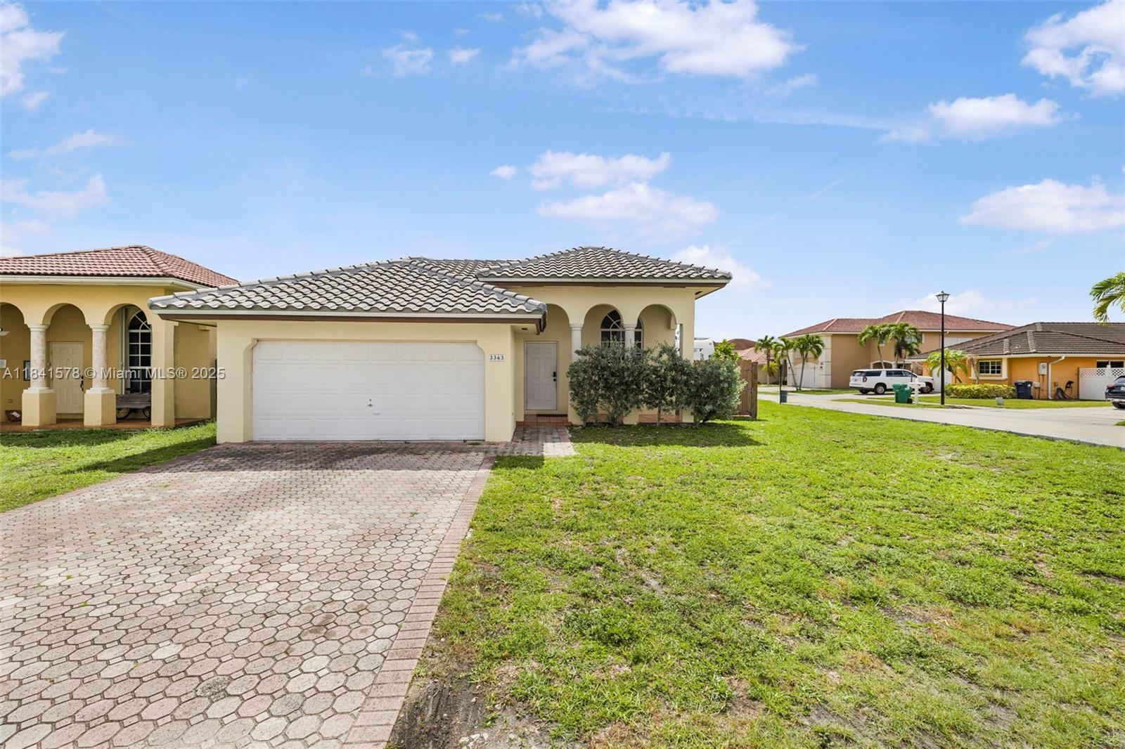 Property Photo: 3363 SW 154th Ct FL 33185