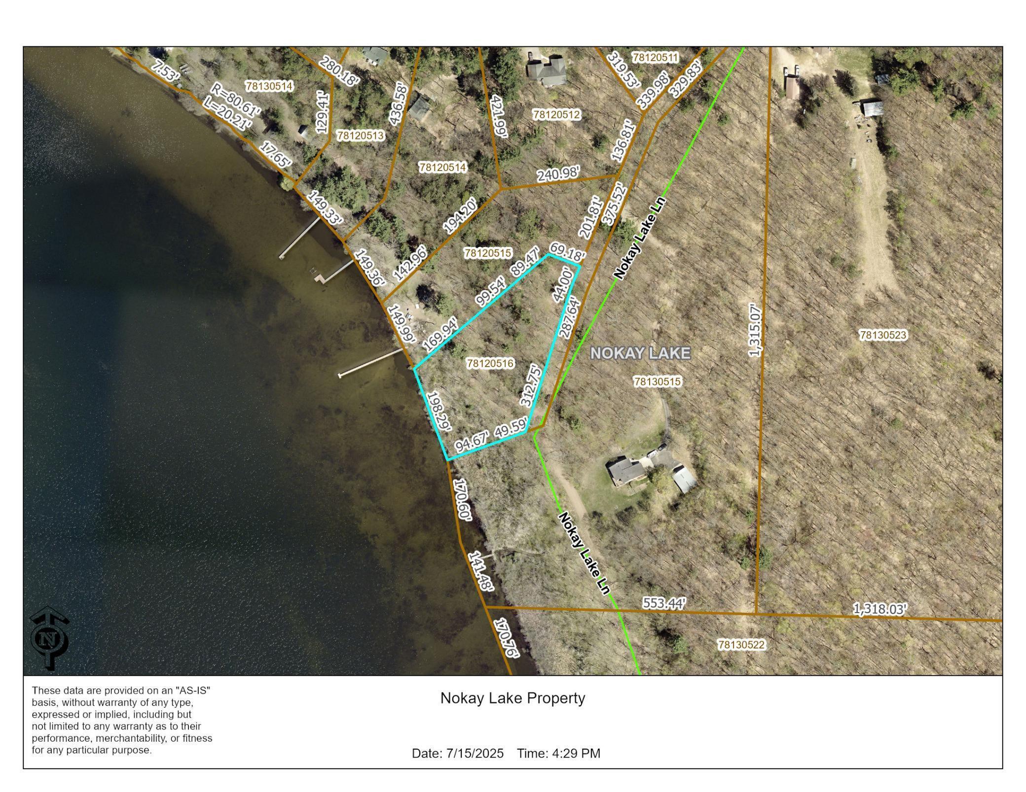 Property Photo: Tbd Nokay Lake Lane MN 56401