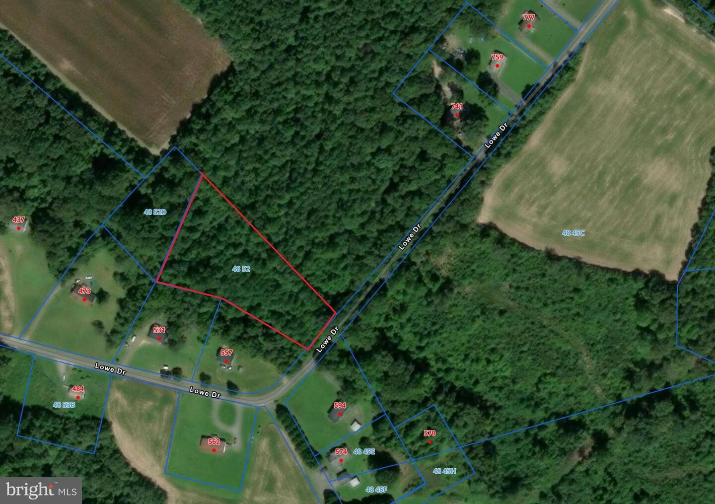 Property Photo: Lot 52 Lowe Drive VA 22469