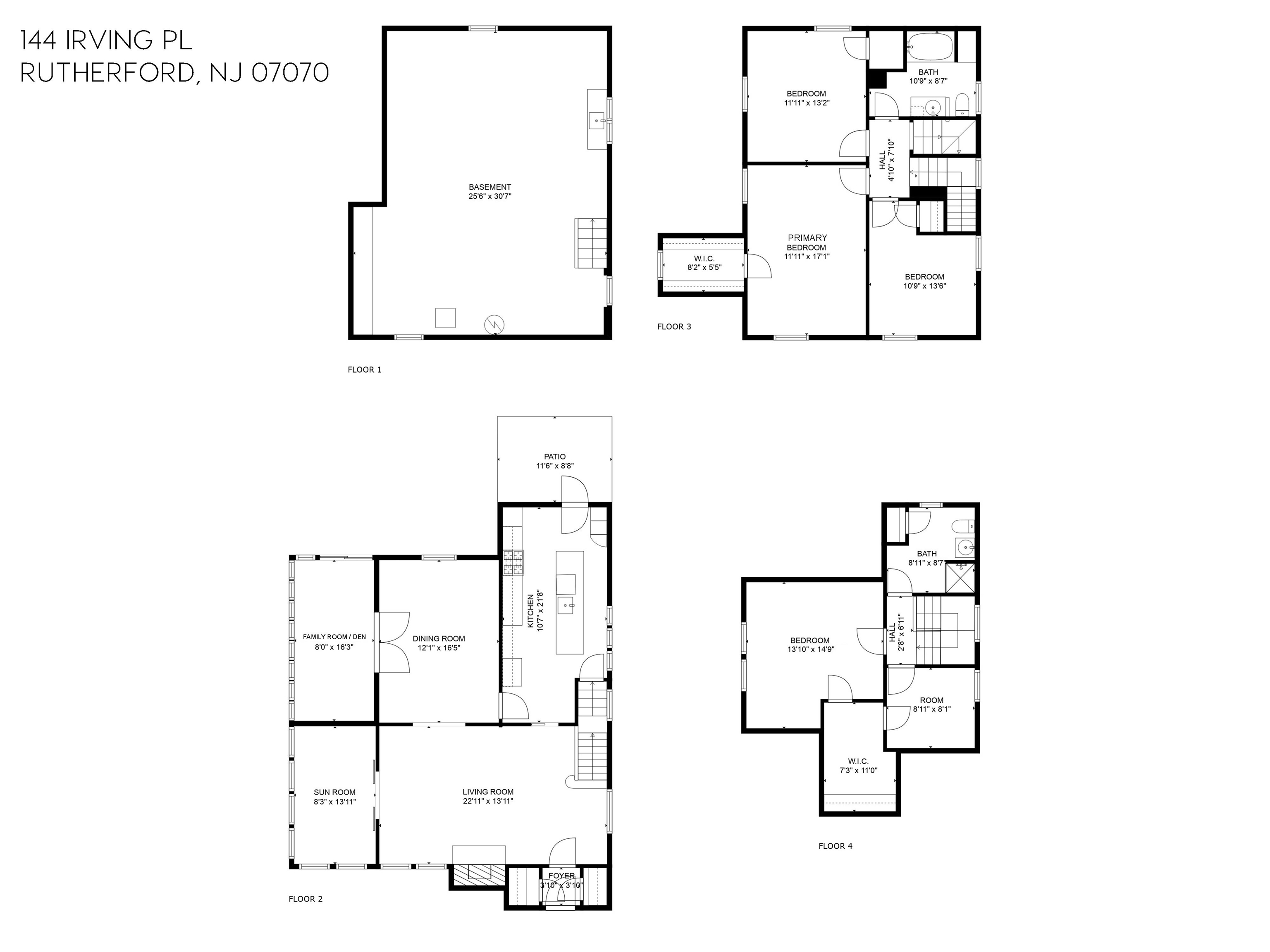 Property Photo: 144 Irving Pl NJ 07070